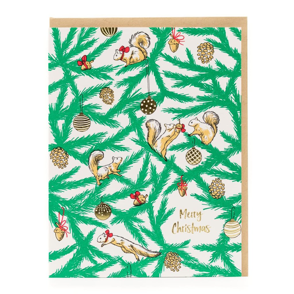 Porchlight Press Card - Holiday Squirrel (Box Set)