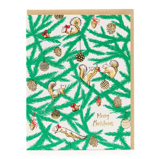 Porchlight Press Card - Holiday Squirrel (Box Set)