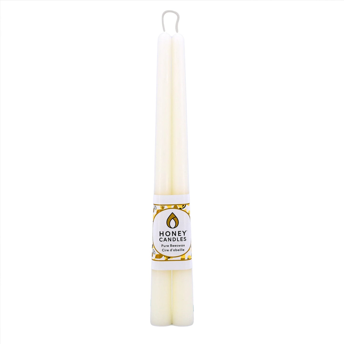 Honey Candles 12” Taper Pair