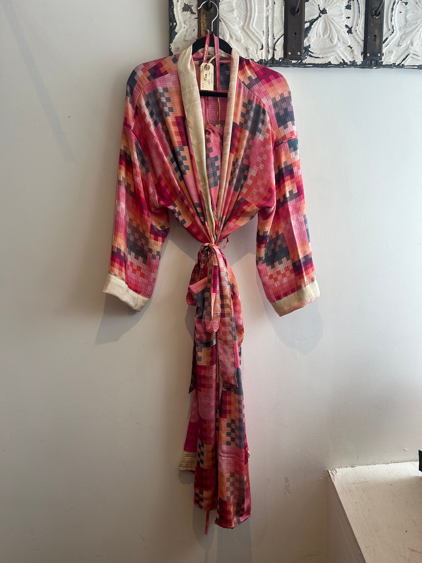 Upcycled Sari Robe - Long #V15