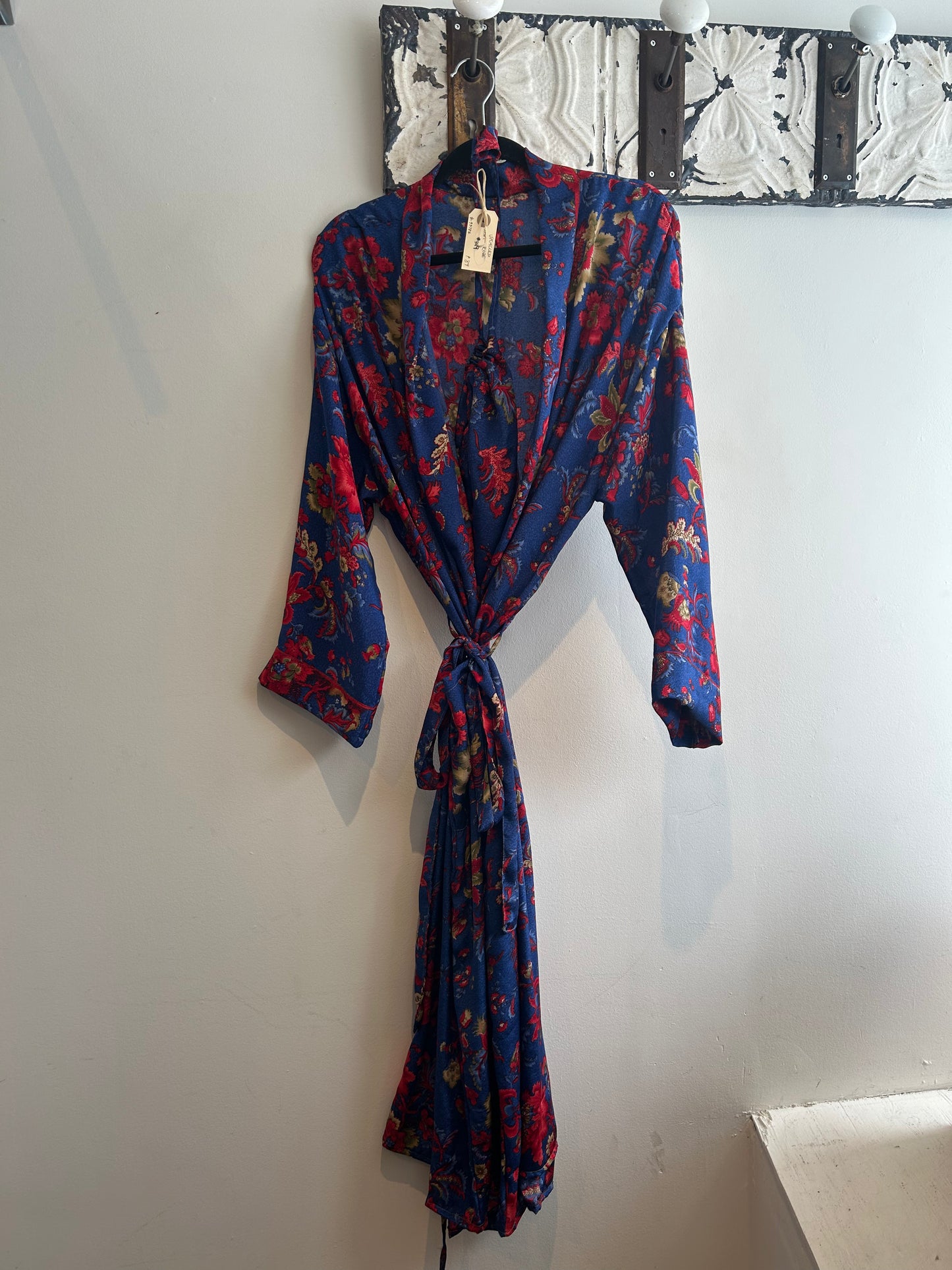 Upcycled Sari Robe - Long #V19