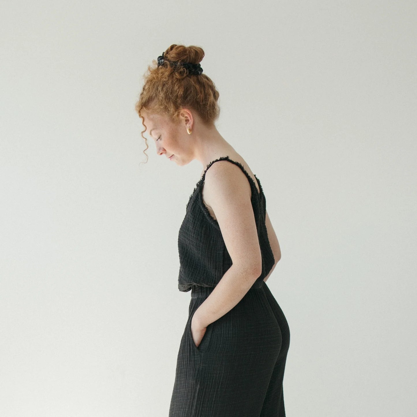 Pokoloko Crinkle Strappy Top