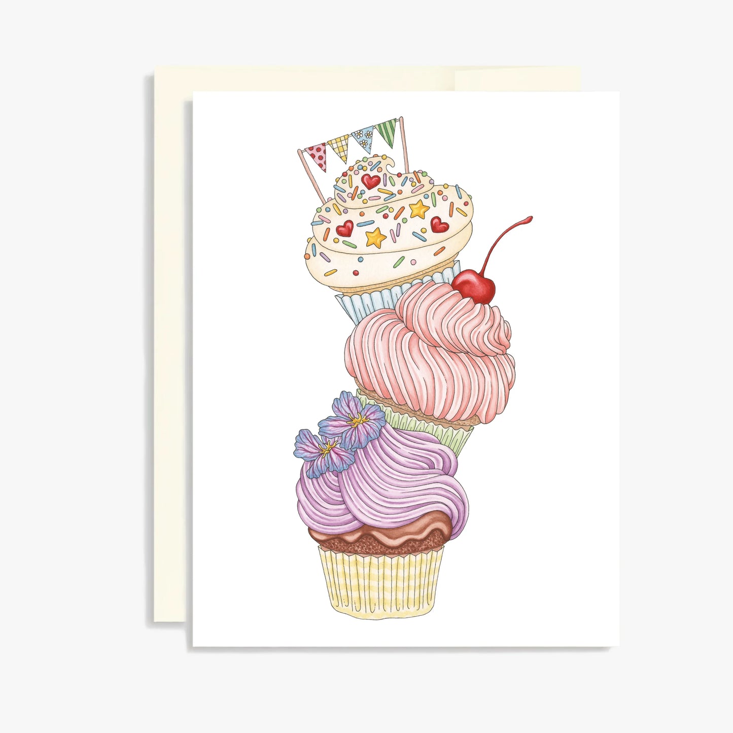 Keepsake Studio Card - Cupcakes