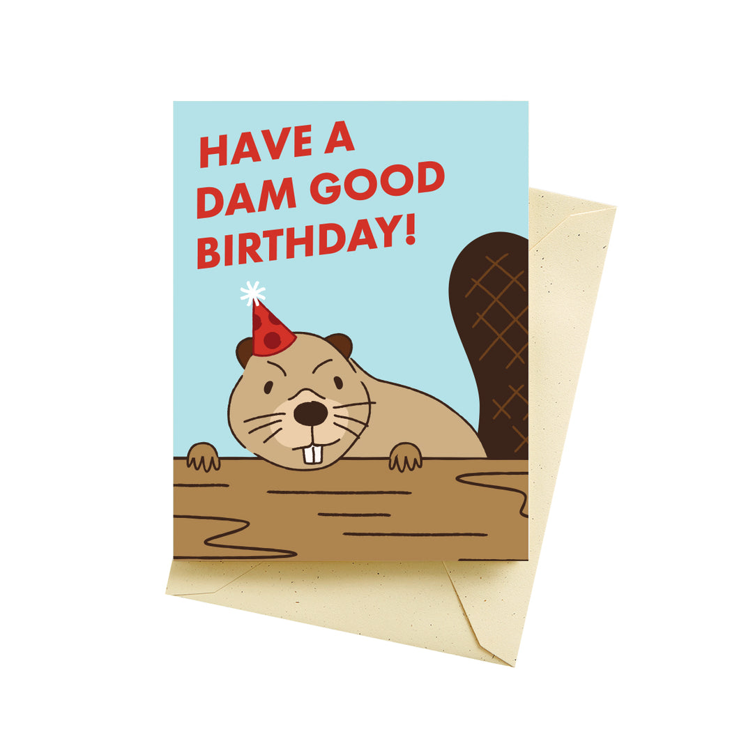 Seltzer Goods Cards - Dam Good Birthday