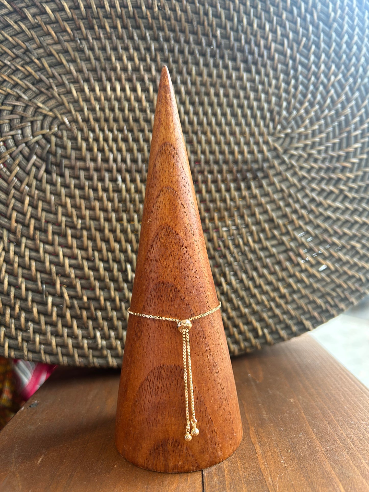 Upcycled Antique China Adjustable Bracelet