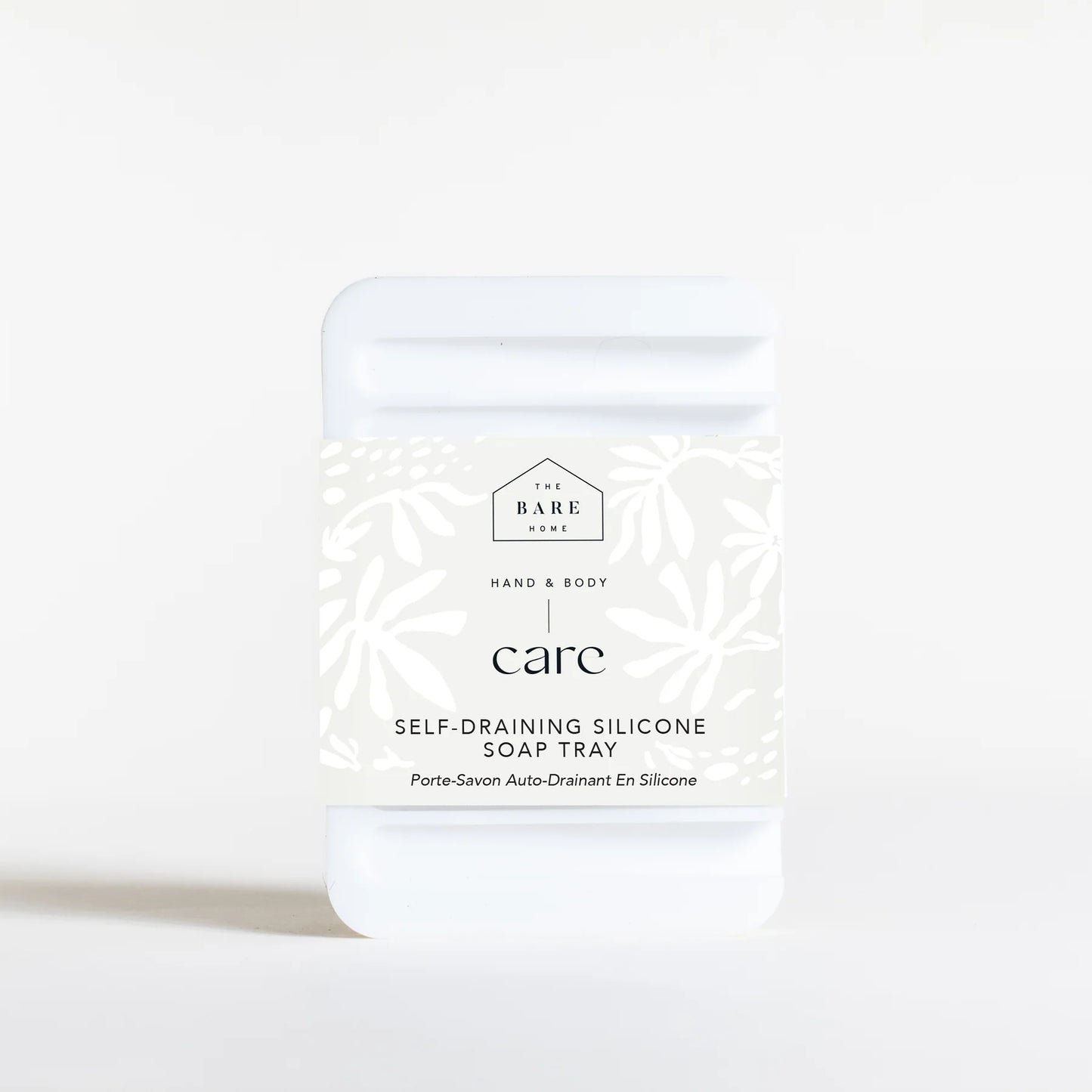 The Bare Home Self Draining Silicone Soap Tray