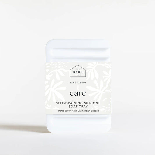 The Bare Home Self Draining Silicone Soap Tray