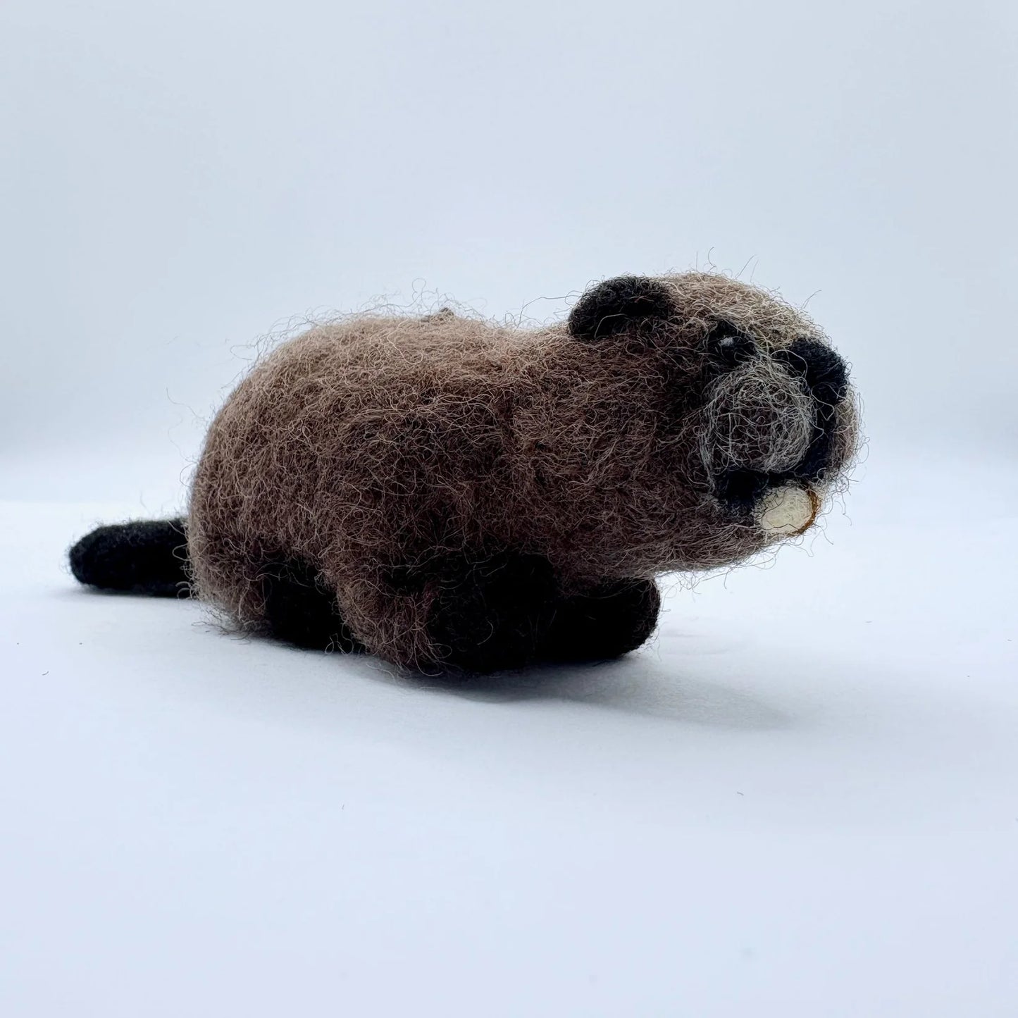 Spectacled Bear Hand Felted Ornament
