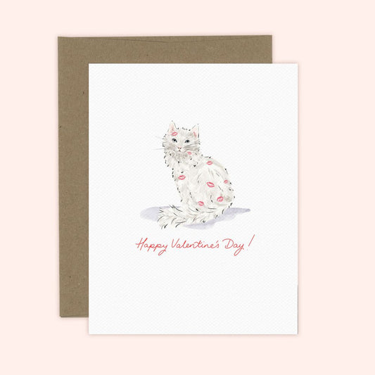 Almeida Illustrations Card - Valentine's Day Cat