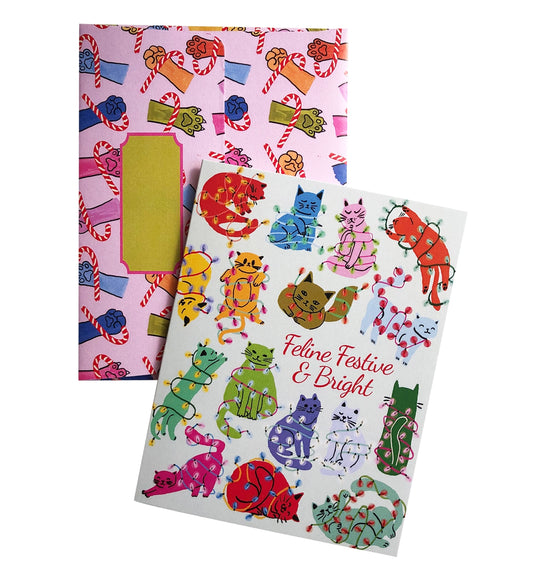 Artistry card - Festive Cats