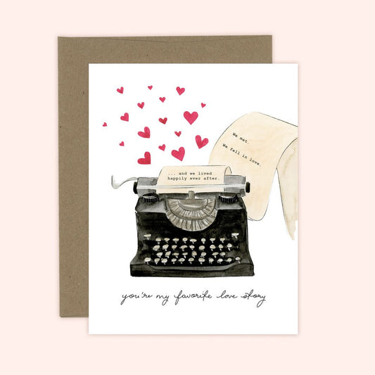 Almeida Illustrations Card - Favourite Love Story