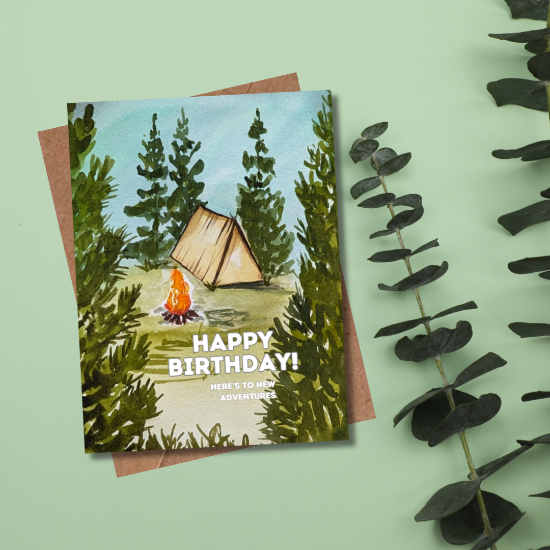 Amy Rae Maker Card - Birthday New Adventures