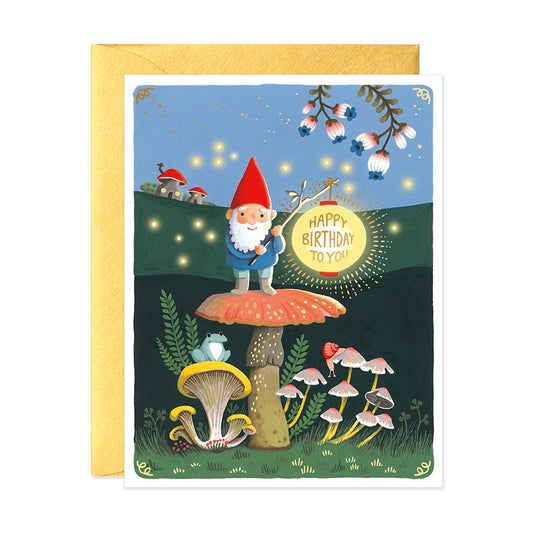 JooJoo Paper Card - Gnome Birthday