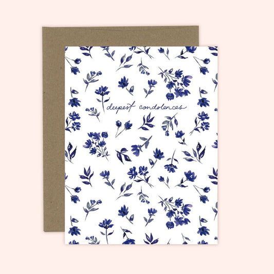 Almeida Illustrations Card - Deepest Condolences