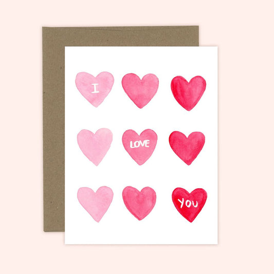 Almeida Illustrations Card - I Love You