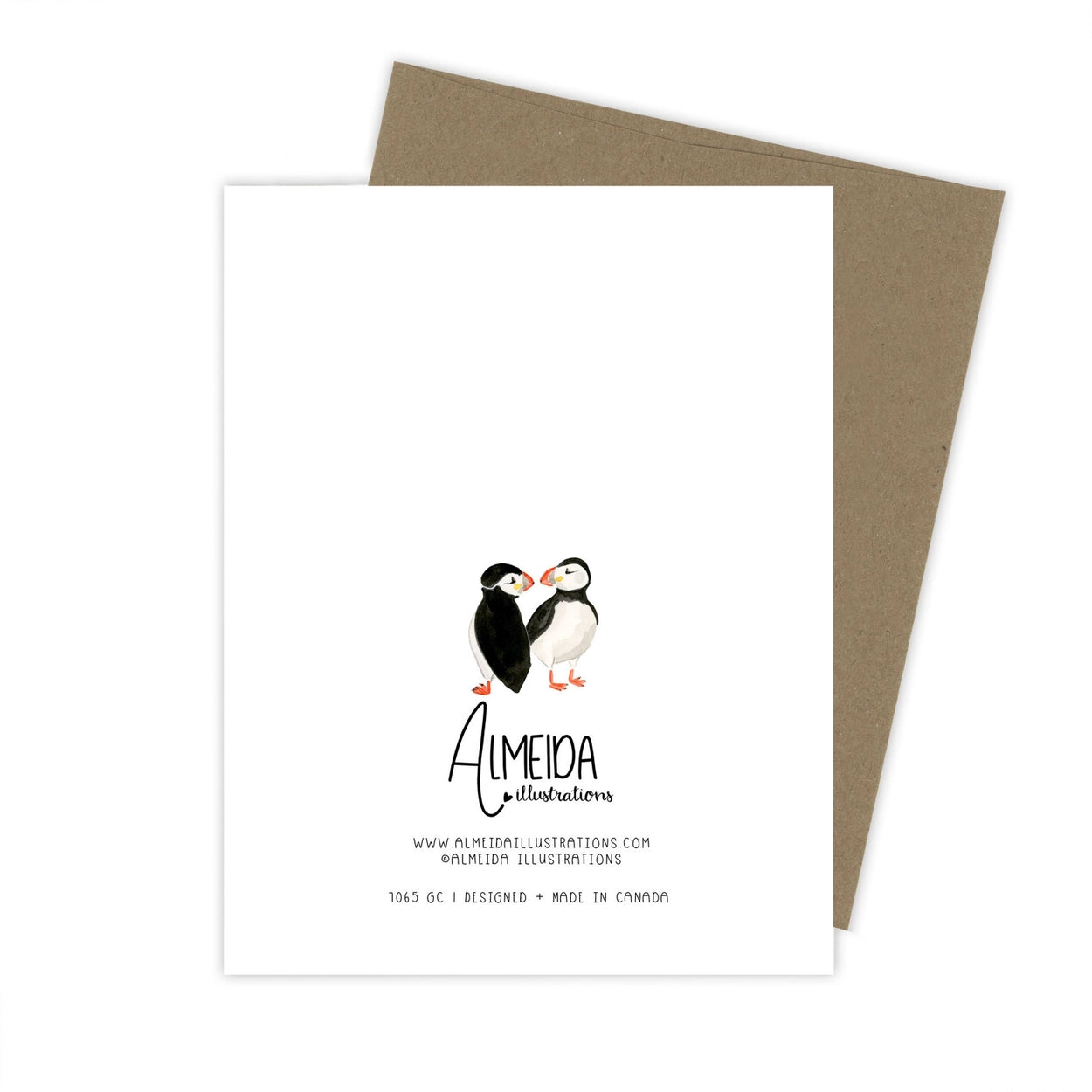 Almeida Illustrations Card - I Puffin Love You