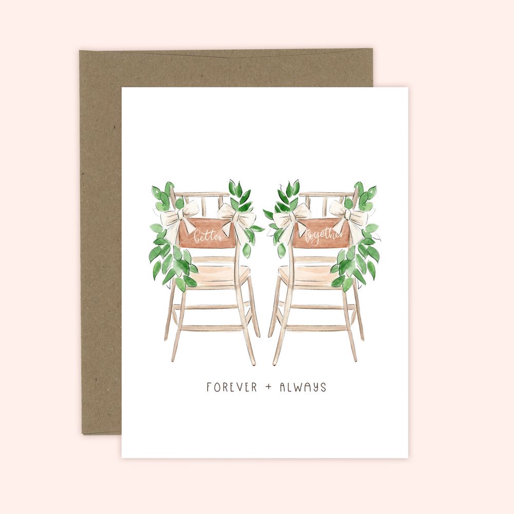 Almeida Illustrations Card - Forever & Always