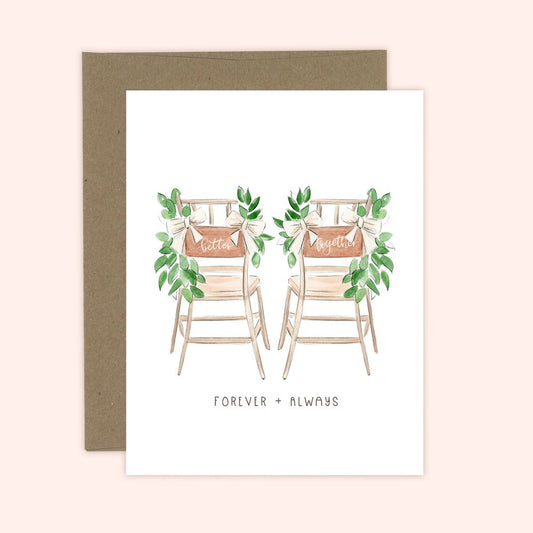 Almeida Illustrations Card - Forever & Always