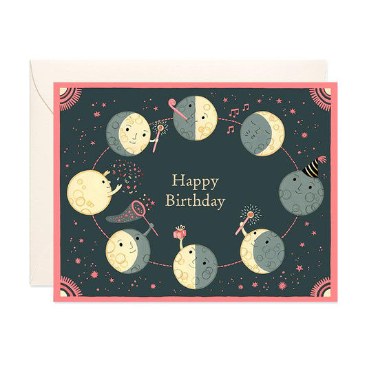 JooJoo Paper Card - Moon Cycle Birthday