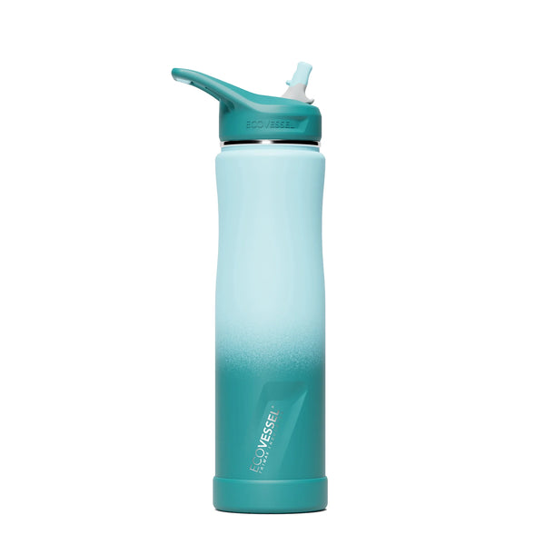 EcoVessel 24oz Insulated Water Bottle With Straw