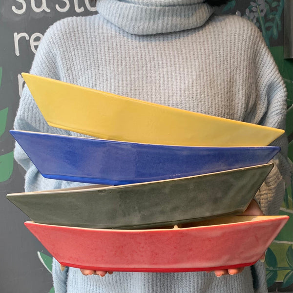 Susan Robertson Large Porcelain Canoe