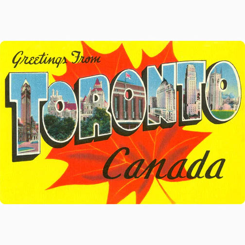 Canadian Culture Thing Card - Greetings From Toronto