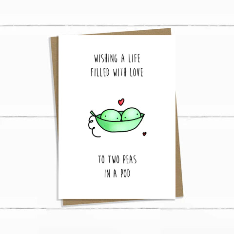 Baun Bon Cards - Life Filled With Love, Peas in a Pod