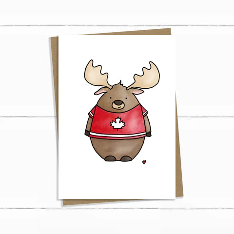 Baun Bon Card - Canadian Moose