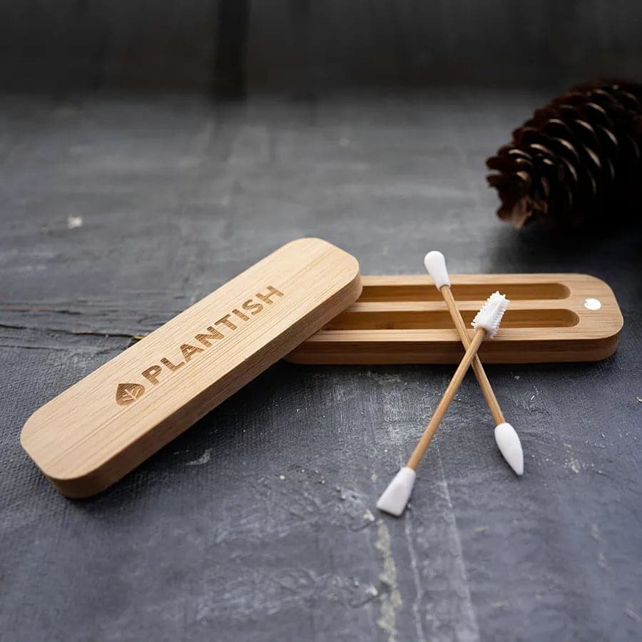 Plantish Reusable Bamboo + Silicone Swabs