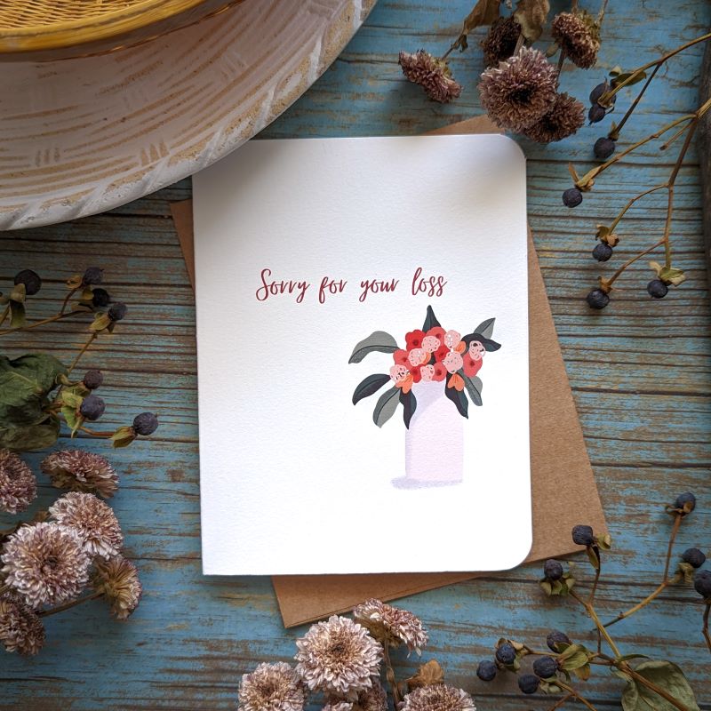 Amy Rae Maker Card - Sorry For Your Loss