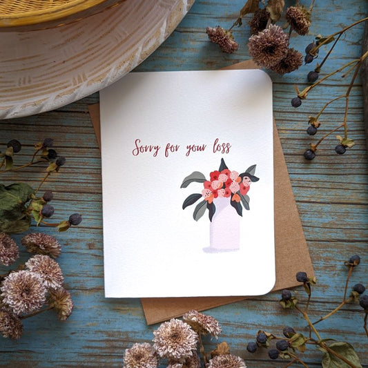 Amy Rae Maker Card - Sorry For Your Loss