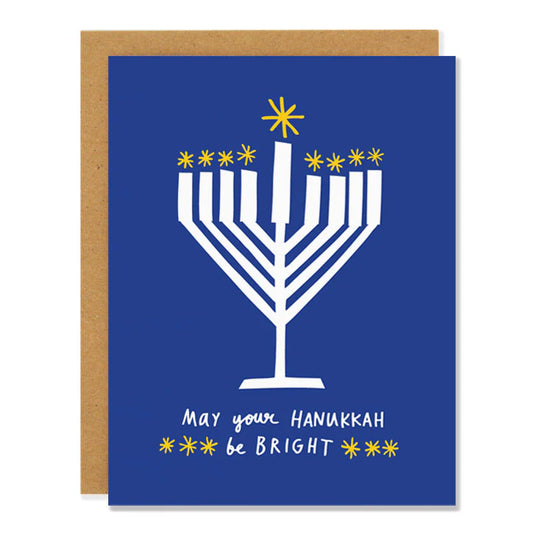Badger and Burke Card - Bright Hanukkah