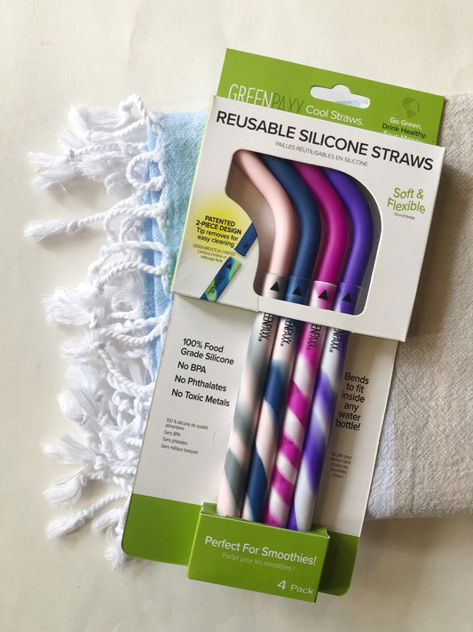 Reusable Silicone Straws