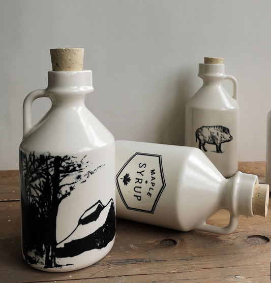 Handmade Maple Syrup Jug