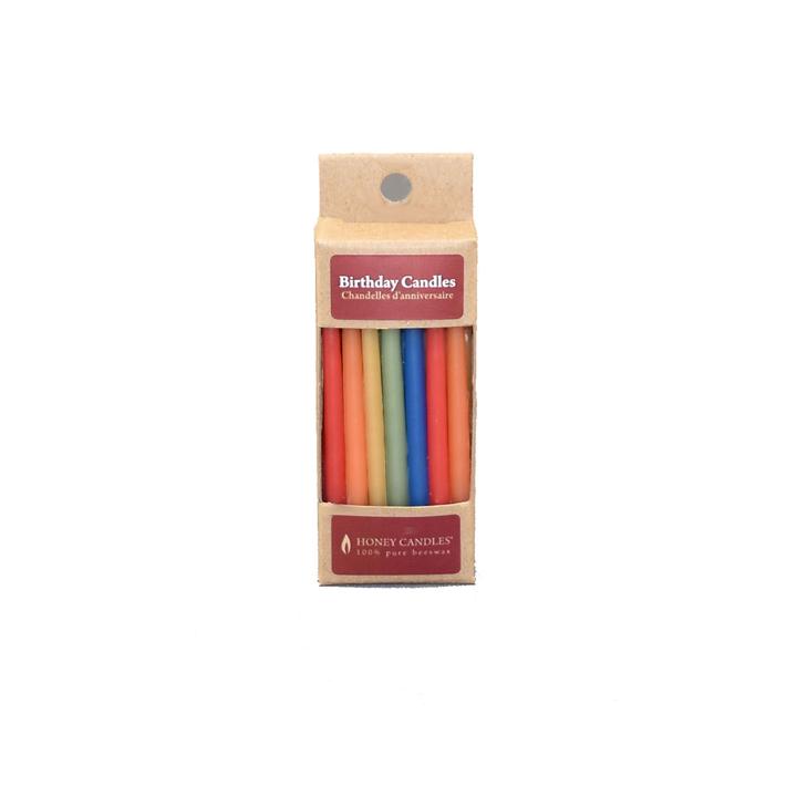Honey Candles Beeswax Birthday Candles - 20 Pack