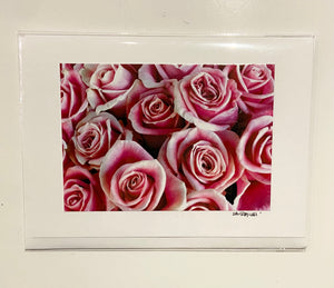 David Allen Photography Card - Pink Flowers