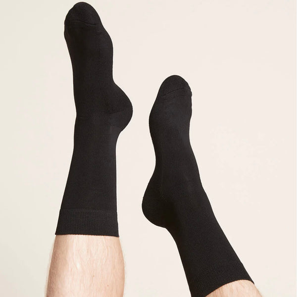 Boody Men’s Cushioned Boot Sock (Black)