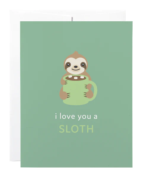 Classy Cards - Love You A Sloth