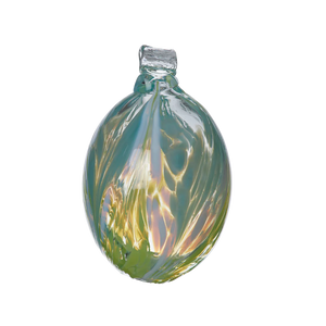 Kitras Hand Blown Glass Pastel Mini Egg