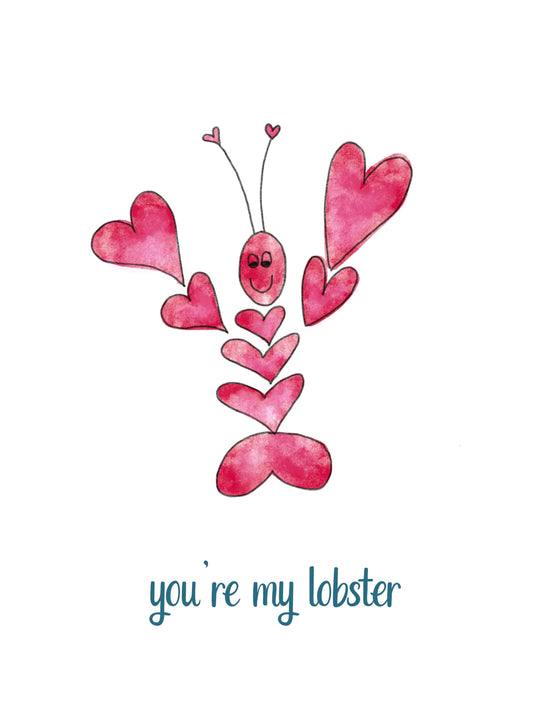 Poplar Paper Card - You’re My Lobster