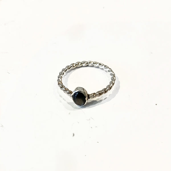 Slashpile Reclaimed Rings - Grey Glass