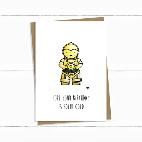 Baun Bon Card - Solid Gold