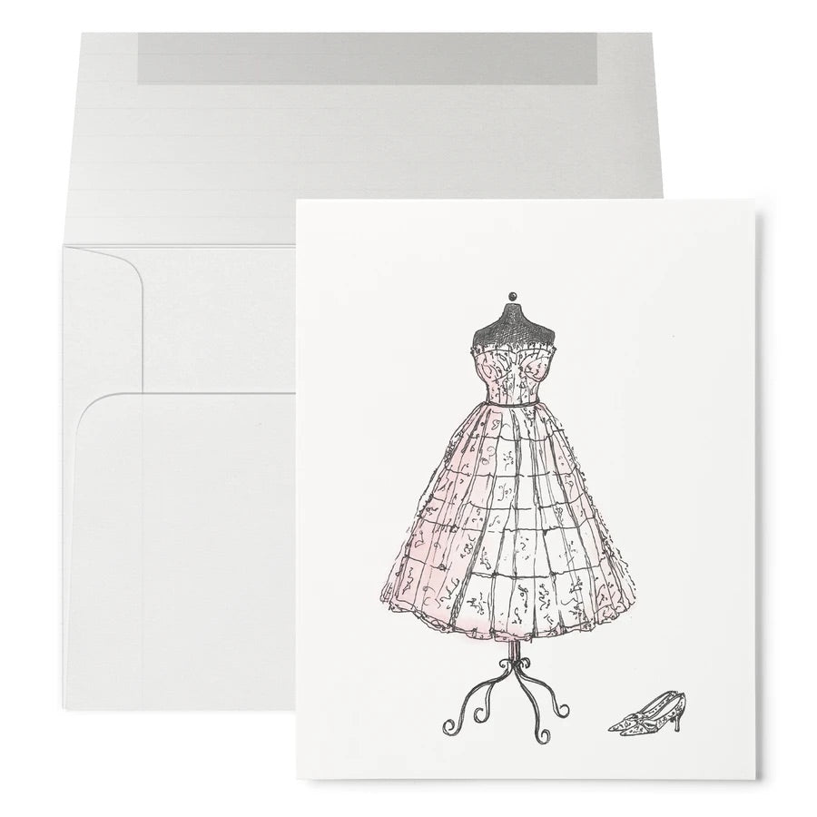 Petits Mots Card - Wedding Dress