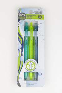 Onyx + Green Mechanical Pencils