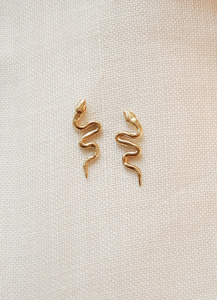 Hawkly Mini Serpent Earrings