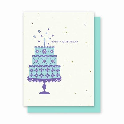 Green Field Paper Co. Card - Birthday Cake