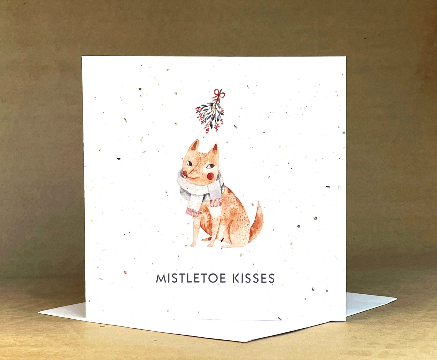 Okku Plantable Card - Mistletoe Kisses