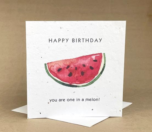 Okku Plantable Card - Happy Birthday Watermelon