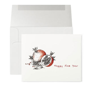 Petits Mots Card - Red Pomegranate (Holiday)
