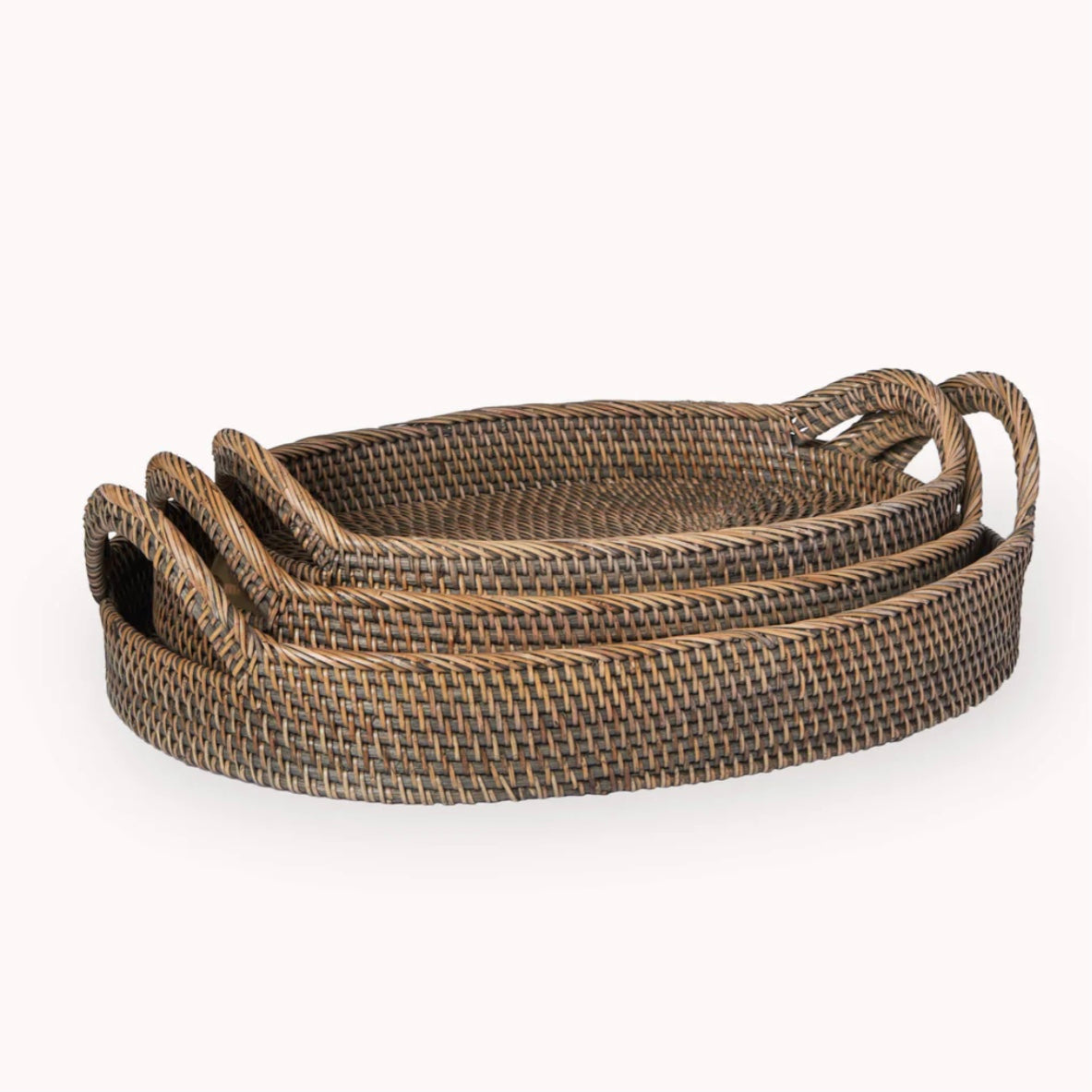 Pokoloko Oval Rattan Tray